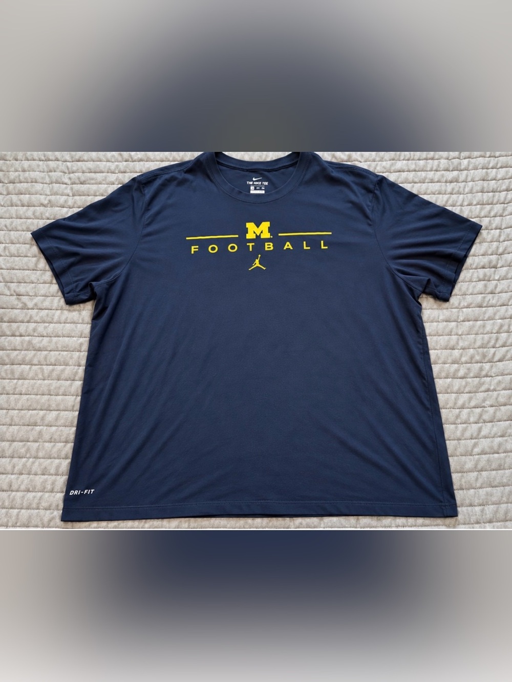 Nike The Nike Tee Dri-FIT Football Tee Blue Size 3XL Like New